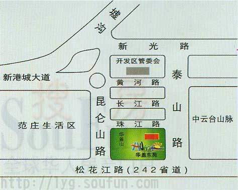 华盖东苑交通图